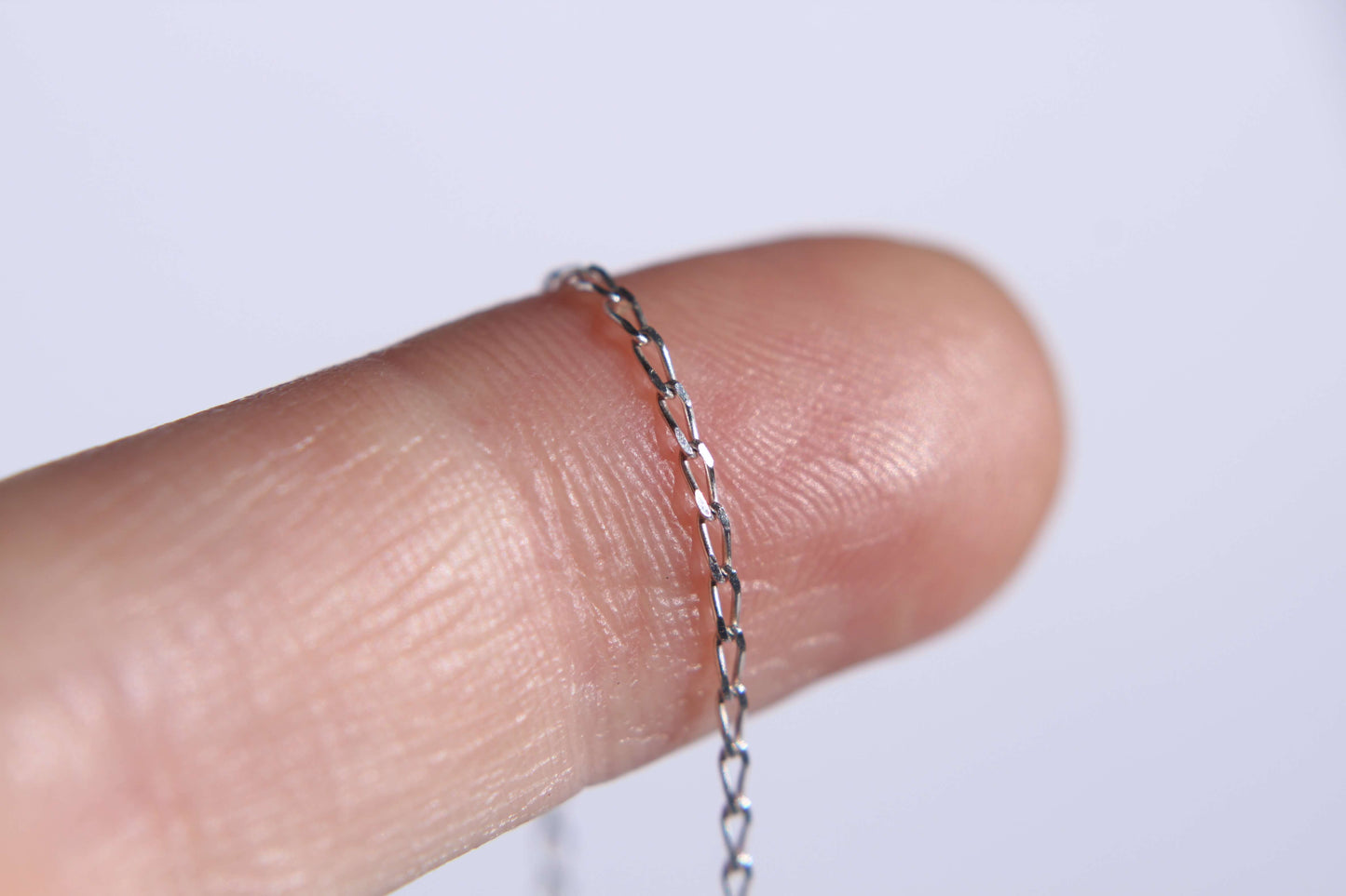 Chaine maille ovale argent