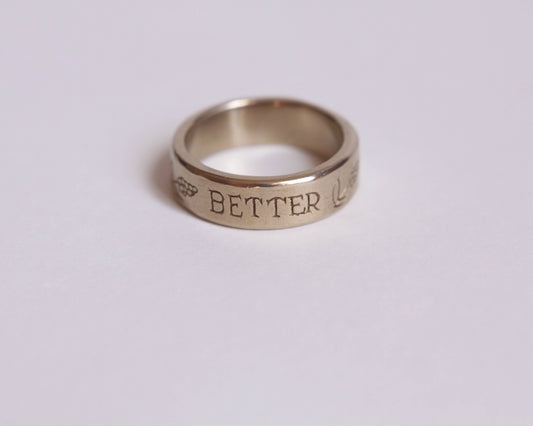 Bague Shit better improve