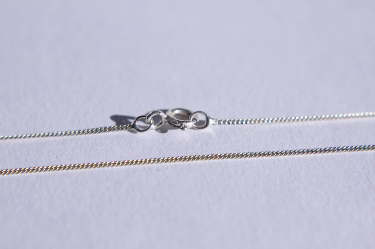 Chaine gourmette argent