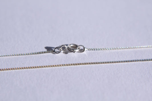 Chaine gourmette argent