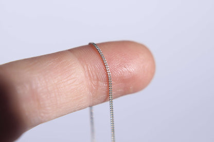 Chaine gourmette argent