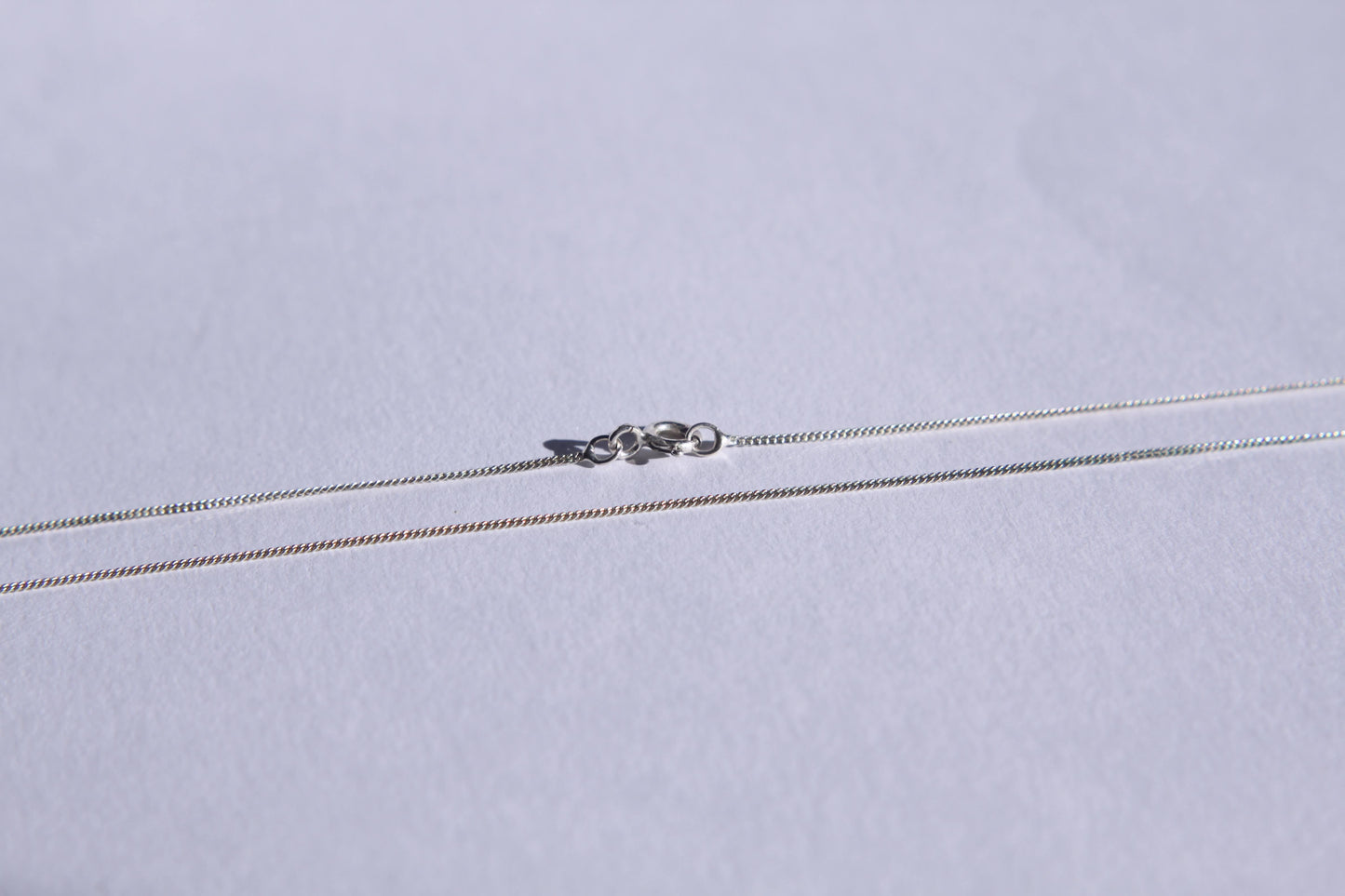 Chaine gourmette argent