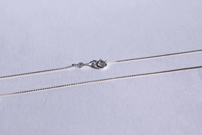 Chaine maille carré argent