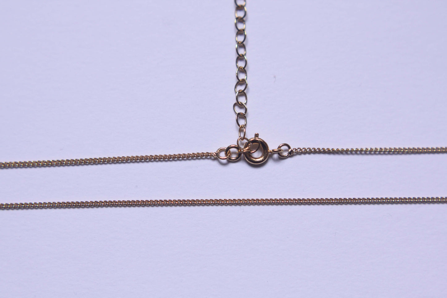 Chaine gourmette plaqué or