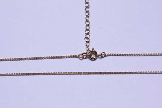 Chaine gourmette plaqué or