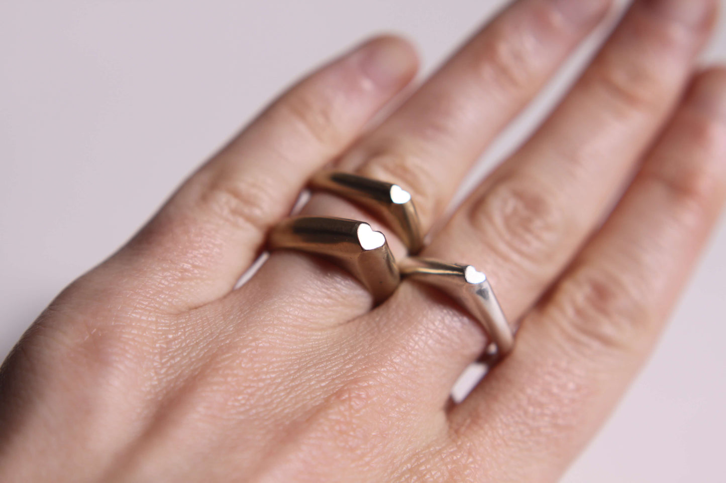 Bague coeur
