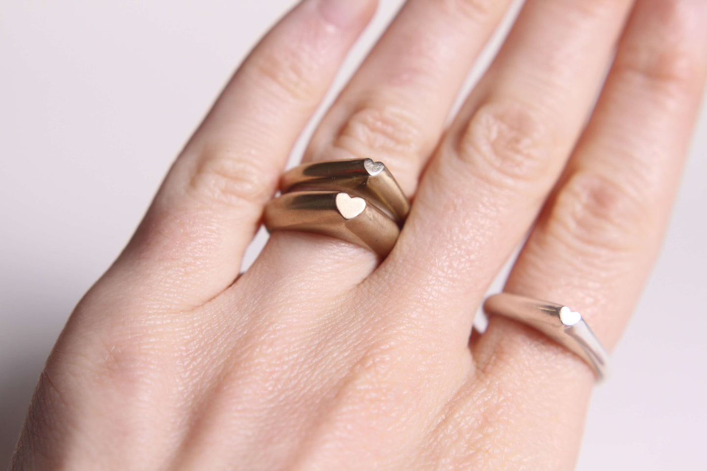 Bague coeur