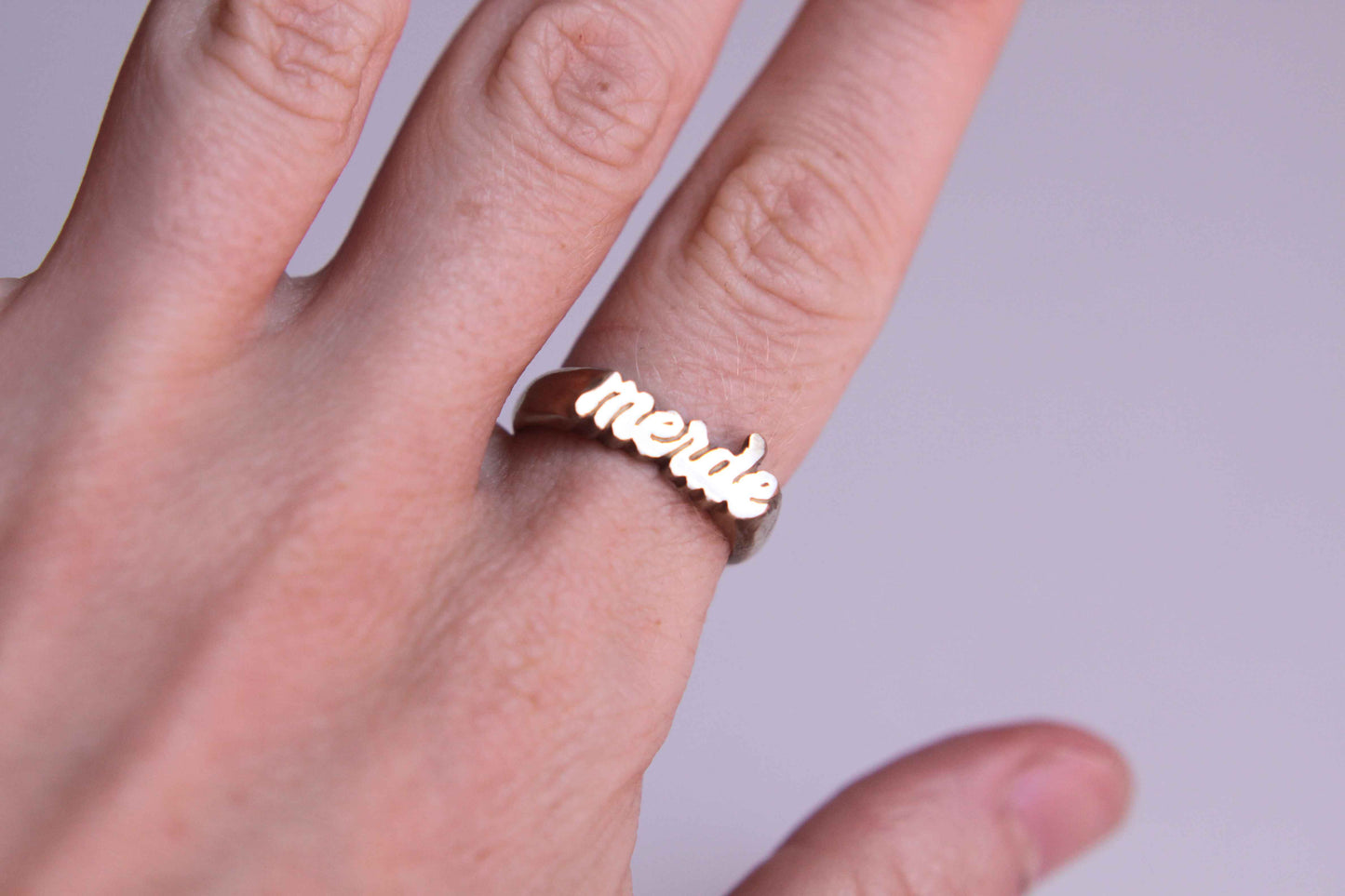 Bague Merde