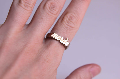 Bague Merde