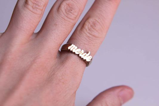 Bague Merde