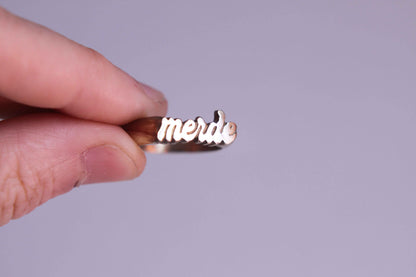 Bague Merde