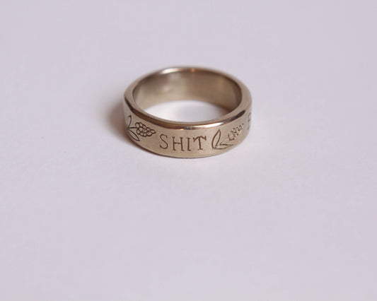 Bague Shit better improve