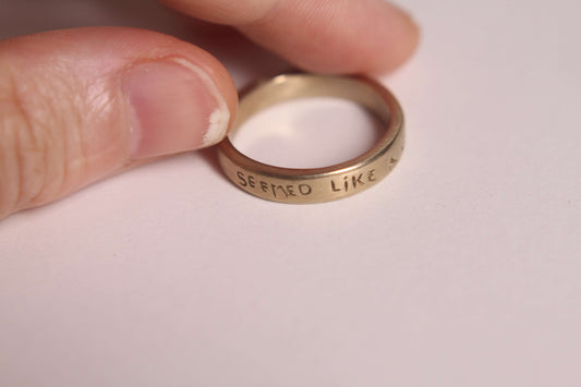Bague "seemed like a good idea at the time"