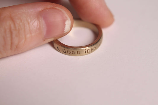 Bague "seemed like a good idea at the time"